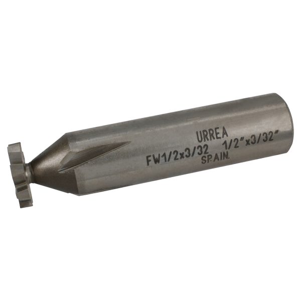 Fresa tipo woodruff 1/2" x  3/32" Urrea FW1/2X3/32