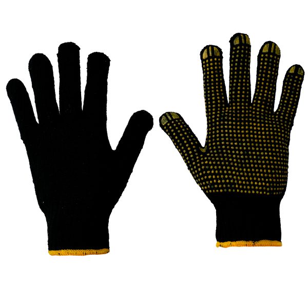 Guantes de algodón con puntos de PVC talla G Surtek GAPG