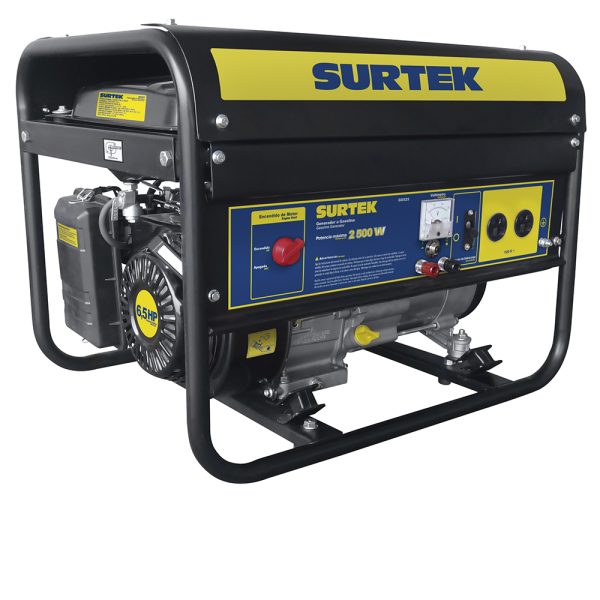 Generador a gasolina 2500 W, 196 cc, voltaje de salida 120 V Surtek GG525
