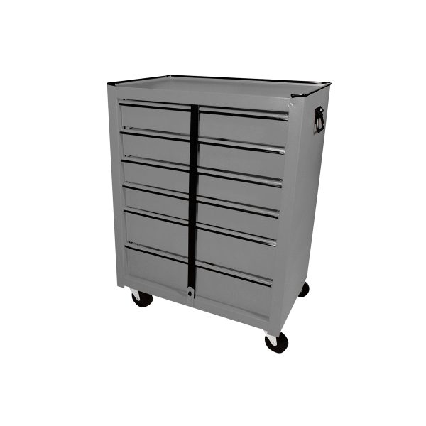 Gabinete móvil color gris 6 gavetas 25" Surtek GM6G