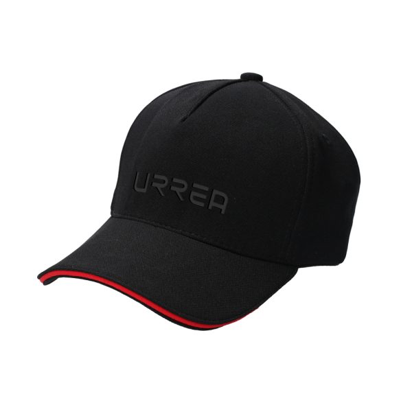 Gorra troquelada color negra Urrea GOUTR