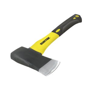 Hacha cazadora con cabeza forjada en acero con mango de fibra de vidrio 14", 1-1/2 Lb Surtek HC1 1/2F