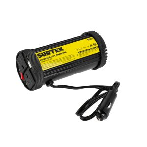 Inversor de corriente 12 V DC - 120 V AC, 150 W Surtek IC6150
