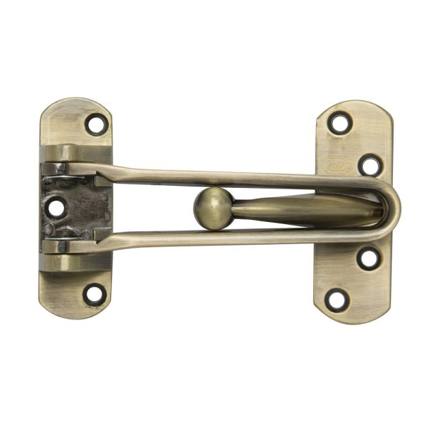 Accesorio de seguridad para puerta acabado latón antiguo Lock L044LAB