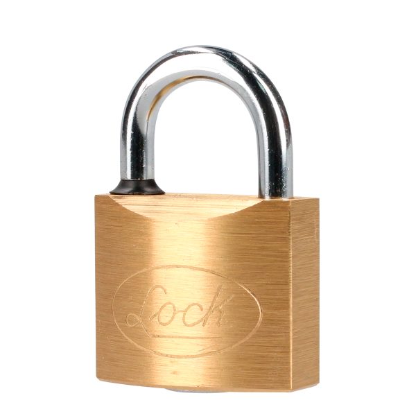 Candado de latón corto 40 mm, llave bancaria Lock L20S40BB