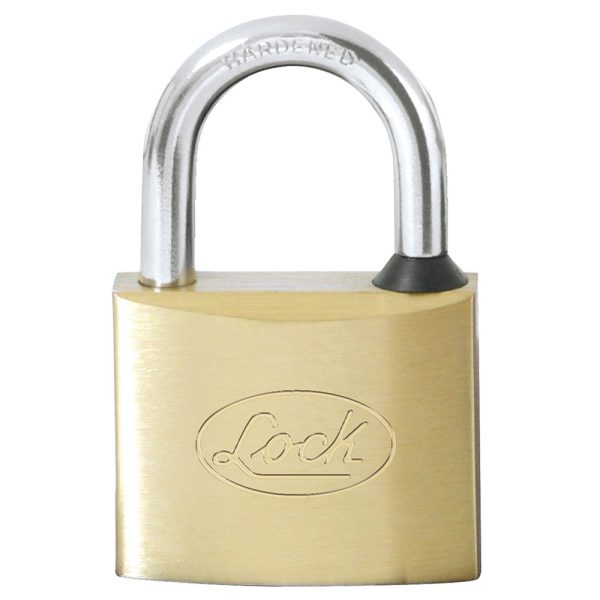 Candado de latón corto 40 mm, llave estándar Lock L20S40EB