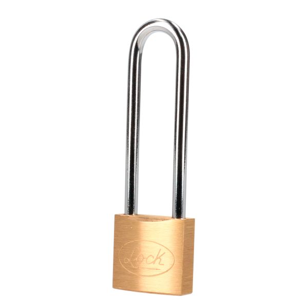 Candado de latón extra largo 30 mm, llave estándar Lock L20X30EB