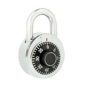 Candado de combinación de disco, negro, 50 mm Lock L26S50NGB