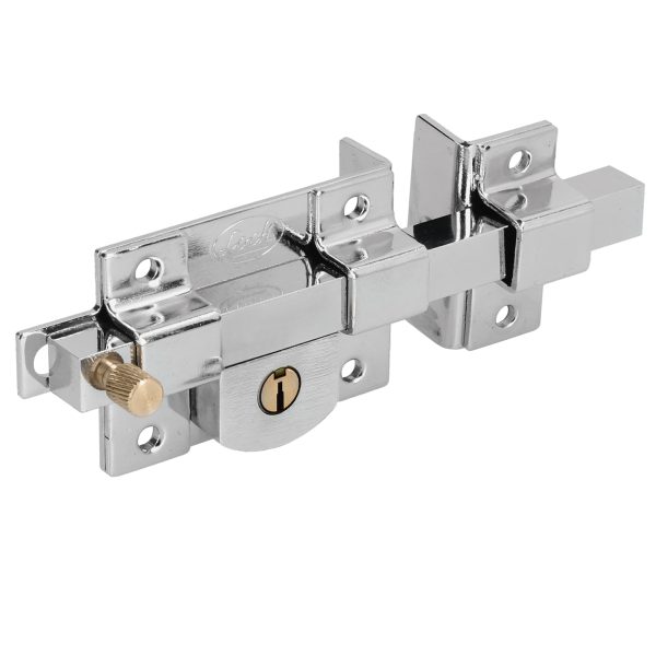Cerradura de barra fija función izquierda, cromo brillante, llave estándar, en caja Lock L560ICB