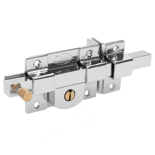 Cerradura de barra libre función derecha, cromo brillante, llave estándar, en caja Lock L570DCB