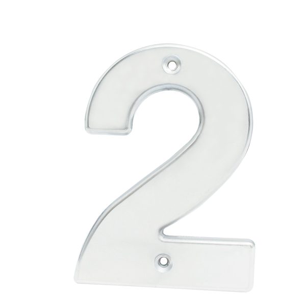 Número 2 bold 4" níquel satinado Lock L602C