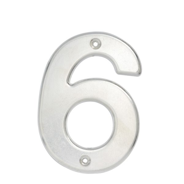 Número 6 bold 4" níquel satinado Lock L606C