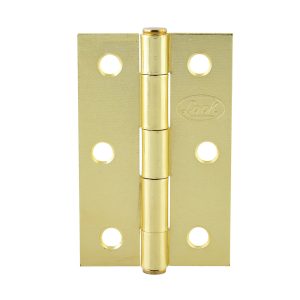 Bisagra alargada de acero latón brillante 3" x 2.08" Lock LBA30LB