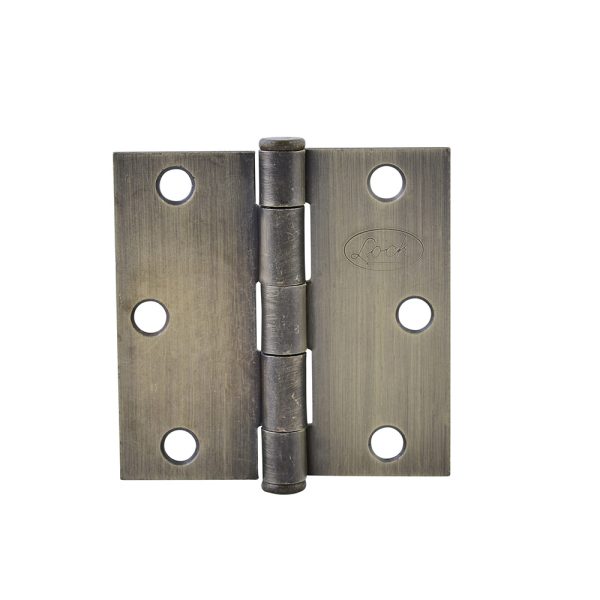 Bisagra cuadrada perno suelto de acero latón antiguo 2" x 2" Lock LBC20LA