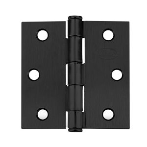 Bisagra cuadrada perno suelto de acero negro 3" x 3" Lock LBC30B