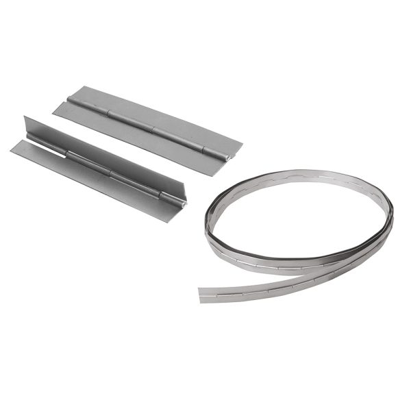 Bisagra piano 1-1/4" x 1 m, natural, en caja Lock LBP2