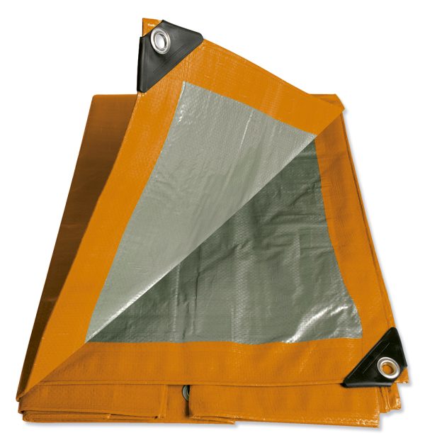 Lona de polietileno color naranja 3.65 x 4.87 m Foy LE12X16N