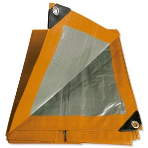 Lona de polietileno color naranja 4.26 x 5.48 m Foy LE14X18N