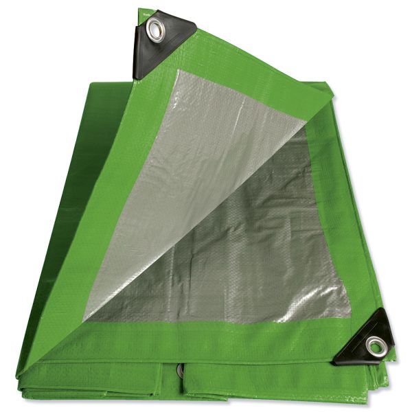 Lona de polietileno color verde 6.09 x 6.09 m Foy LE20X20V