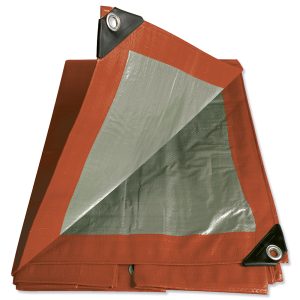 Lona de polietileno color rojo 3 x 3 m Foy LEM3X3R