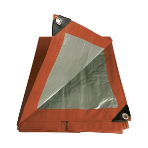 Lona de polietileno color rojo 4 x 5 m Foy LEM4X5R