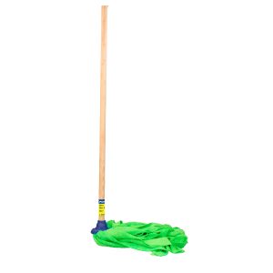 Trapeador de microfibra con bastón de madera 120 cm, 470 gr Foy LIM01M