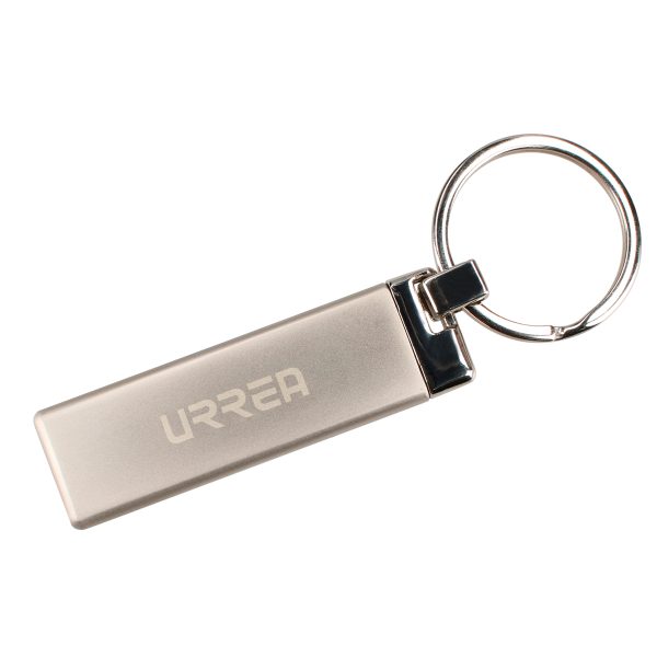 Llavero ejecutivo rectángular de aluminio Urrea LLAVU2
