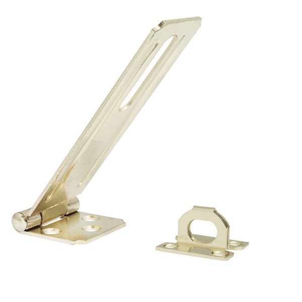 Portacandado 4-1/2" latón brillante Lock LPC412LBB
