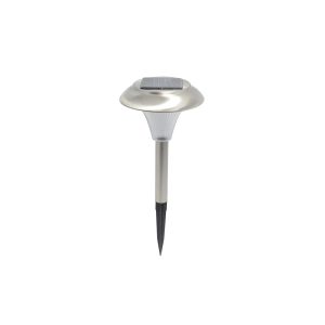 Luminario de LED estaca recargable solar tipo gala inoxidable Surtek LUJS01
