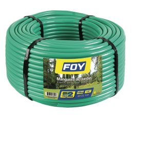Manguera para jardín lisa en rollo 2 capas 1/2", 100 m Foy M12L100