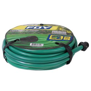 Manguera para jardín lisa con conector plástico 1/2", 10 m Foy M12L10P