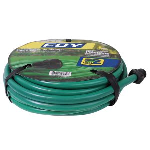 Manguera para jardín lisa con conector plástico 1/2", 15 m Foy M12L15P