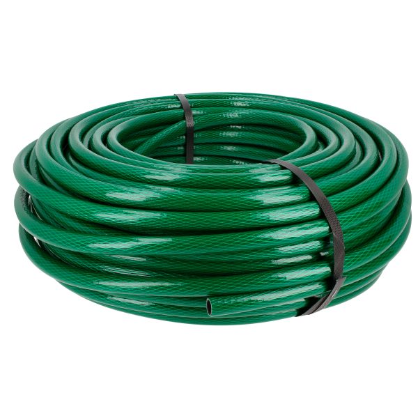 Manguera para jardín tramada con conector metálico 1/2", 50 m Surtek M12TV50
