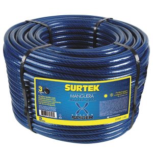 Manguera para jardín tejido spider en rollo 1", 100 m Surtek M1S100