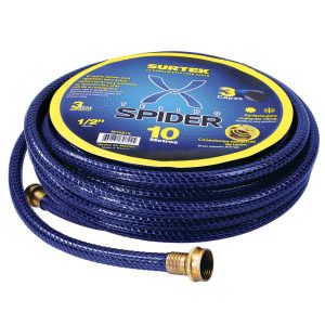 Manguera para jardín tejido spider con conector metálico 3/4", 25 m Surtek M34S25