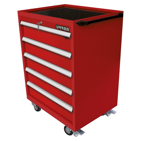 Gabinete móvil 5 gavetas 28" serie MP Urrea MP28M5