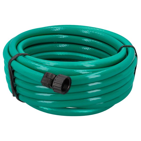Manguera para jardín tramada con conector plástico 1/2", 20 m Foy MT20PF