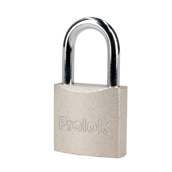 Candado de acero largo 38 mm, llave estándar Prolok P22L38B