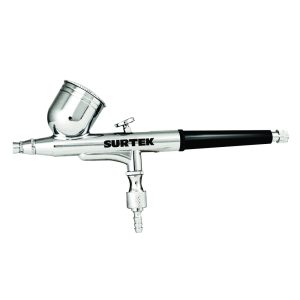 Aerógrafo profesional con alimentación por gravedad capacidad 7 ml 35 PSI, 3 piezas Surtek PA1