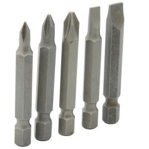 Juego de puntas Phillips y planas de 2" hexágono de 1/4", 5 piezas Surtek PF525