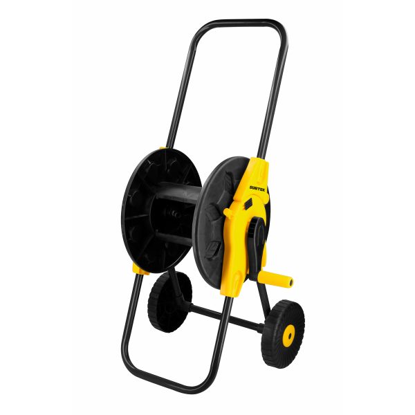 Porta manguera con ruedas, capacidad de 45 m Surtek PMR45