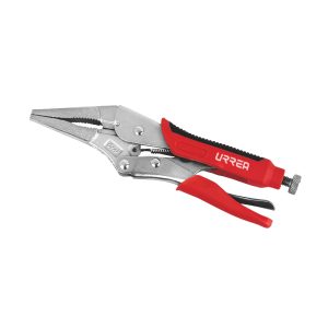 Pinza de presión con mango bimaterial de 9" nariz larga Urrea PNLB9