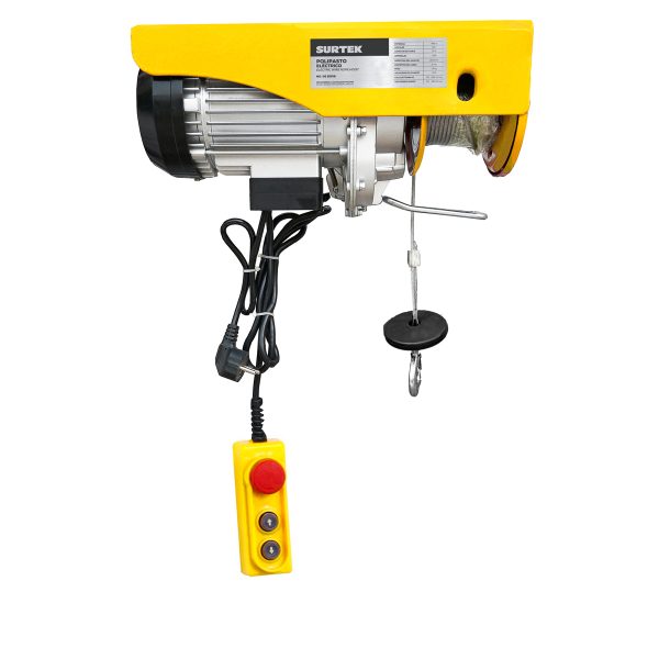 Polipasto eléctrico 0.8 ton, cable 12 m Surtek POLEC3