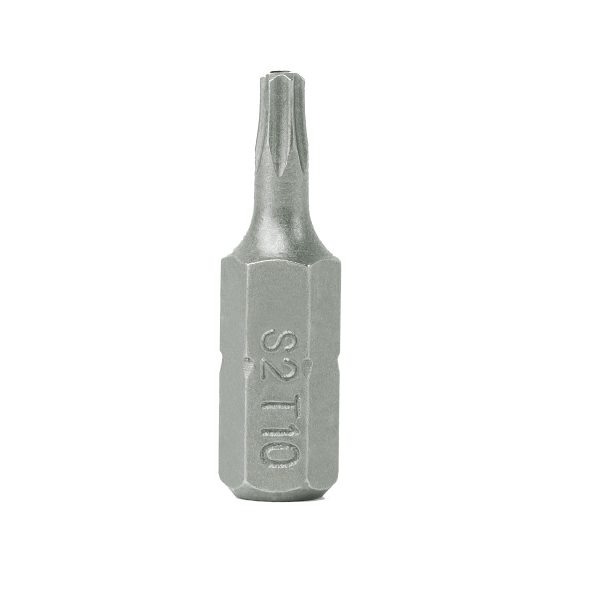 Punta Torx para destornillador hexágono de 1/4", T27 x 1" 5 piezas Surtek PTO271