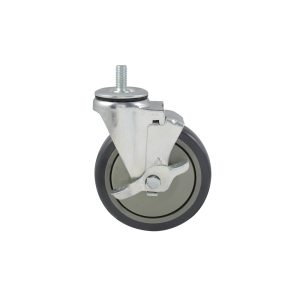 Rueda para carro utilitario de alambre 5" con freno Urrea RAS