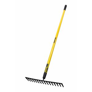 Rastrillo recto para asfalto con mango fibra de vidrio 60", 16 dientes Surtek RASF16