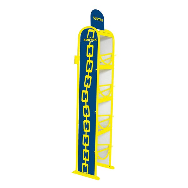 Exhibidor de piso para cadenas 45 x 40 x 202 cm Surtek RCAD4