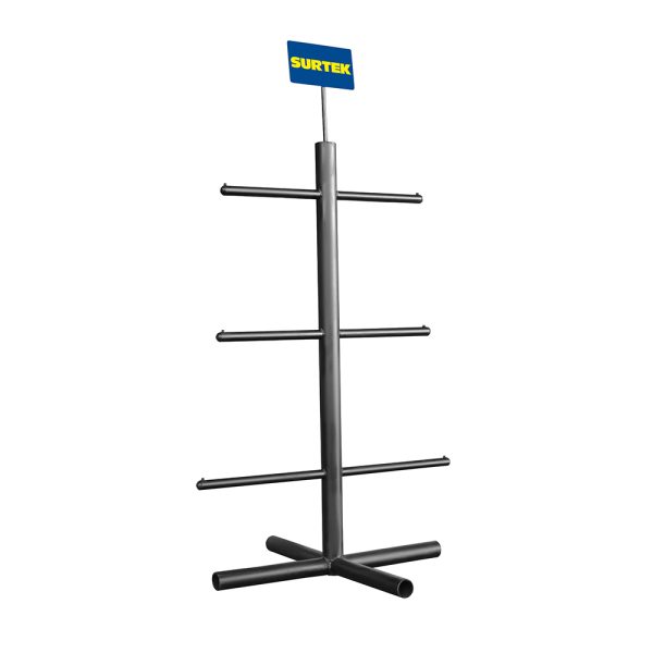 Exhibidor de piso para cuerdas de polipropileno 90 x 186 x 91 cm Surtek RCUERDA