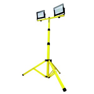 Reflector de LED delgado con doble soporte telescópico 2 x 20 W de 2 x 1,900 lm Surtek REF20X2