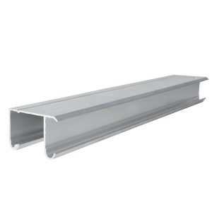 Riel tipo JJ para clóset 2 m, de aluminio Lock RIALJ2
